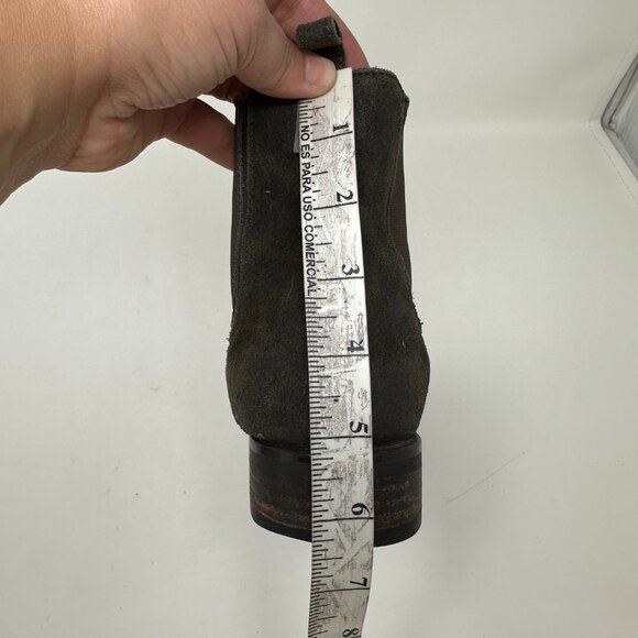 THURSDAY BOOT CO. NYC WOMEN'S DUCHESS CHELSEA BOOTS DARK OLIVE SUEDE 8.5 - Picture 12 of 16